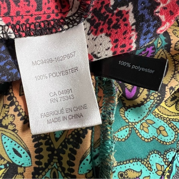 Kenar & The Limited Two Tops Sleeveless Pullover Casual Loose Fit Blouse EUC M - Picture 7 of 8